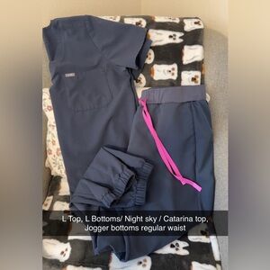 Figs Night Sky scrub set